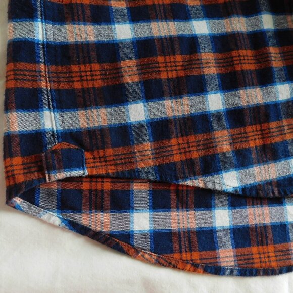 HAWKER RYE Oxford Stretch Flannel Button Down Shirt Plaid Check Mens XXL - Picture 8 of 8